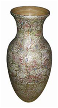 vase with eggshell