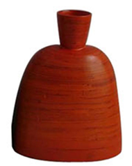 flat vase