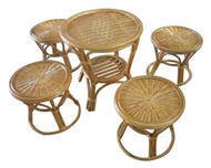 set of table & 4 stools