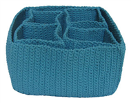 Set of 5 PP synthetic baskets