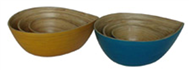 set of 3 teadrop bowls