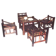 set of tea table & 4 chairs