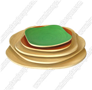 set of 5 square dishes