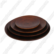 set of 4 round dishes