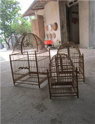 set of 3 bird cages
