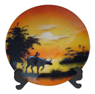 decorative plate with stand