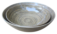 set of 2 round bowls