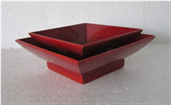 set of 2 square bowls