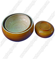 set of 3 bamboo bowls