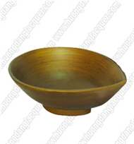 bamboo oval bowl