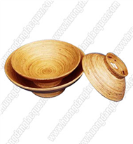 set of 3 bamboo bowls