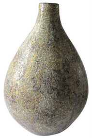 vase with eggshell inlay