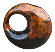 moon lacquer vase