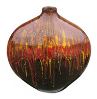 Lacquer vase