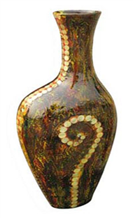 Lacquer vase