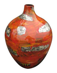 Lacquer vase