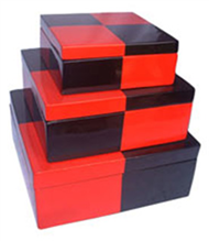 set of 3 square boxes